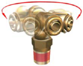 DOT swivel push in air brake fittings